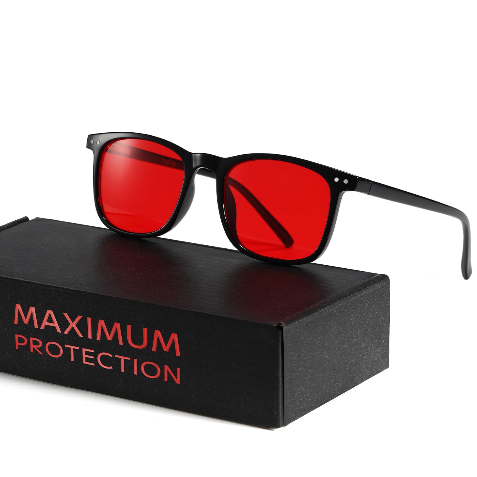TIJN Red Lens Glasses