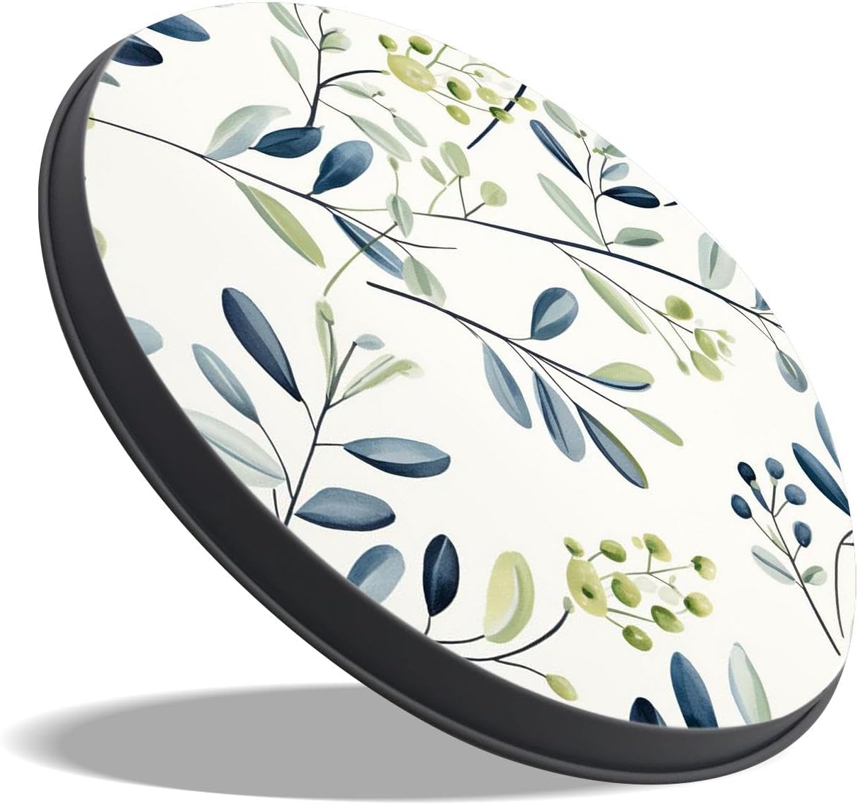 Tropical Plants Green Leaves Exquisite Set of 4 Stove Burner Covers - Premium Round Electric Stove Range Protectors,8 IN & 10 IN