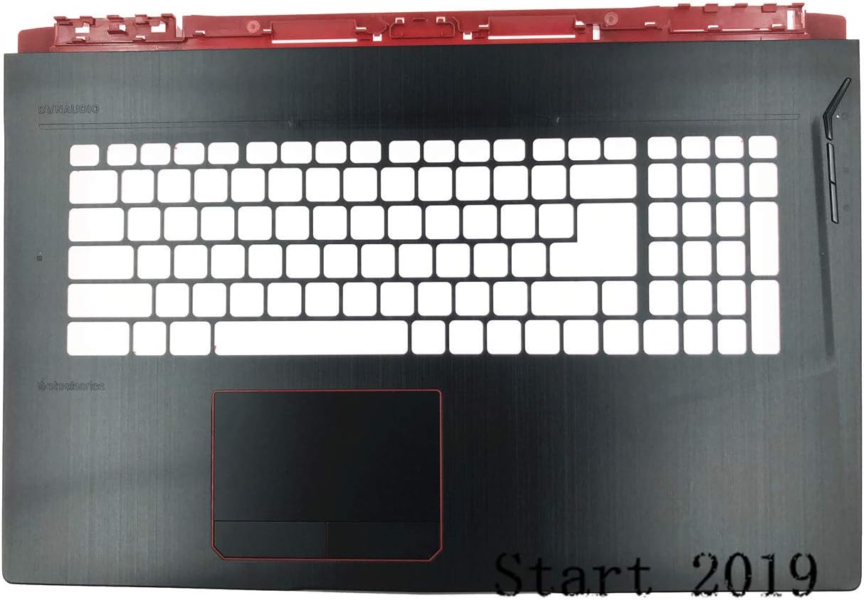 New Compatible Replacemen for MSI GE73 GE73VR 7RF-006CN MS-17C5 MS-17C1 MS-17C7 17.3'' (Palmrest Case Cover and Bottom Case)