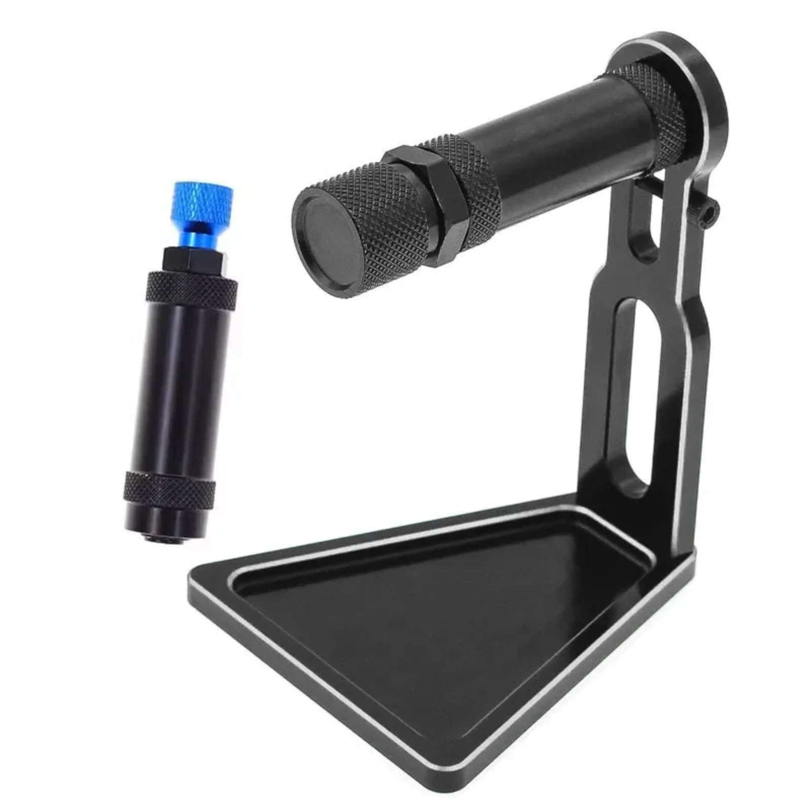 Ricambi Crawler RC Per RC Auto Aggiornamenti Parti Componenti In Alluminio 12MILLIMETRI 17MILLIMETRI Esagonale Ruota Equilibratrice Strumento Equilibrio Dinamico Base Supporto(Black)