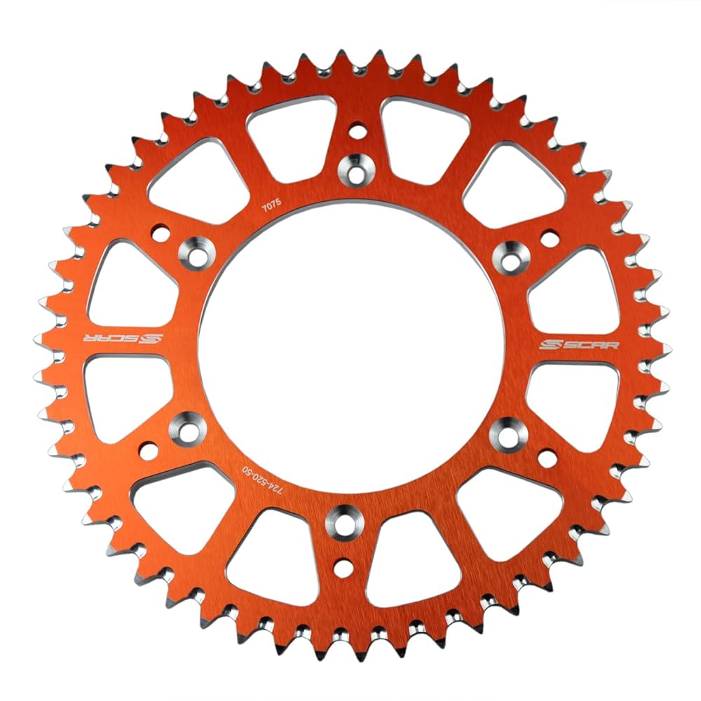 SC30様 SCAR Aluminum alloy Rear Sprocket Compatible with KTM SX SXF