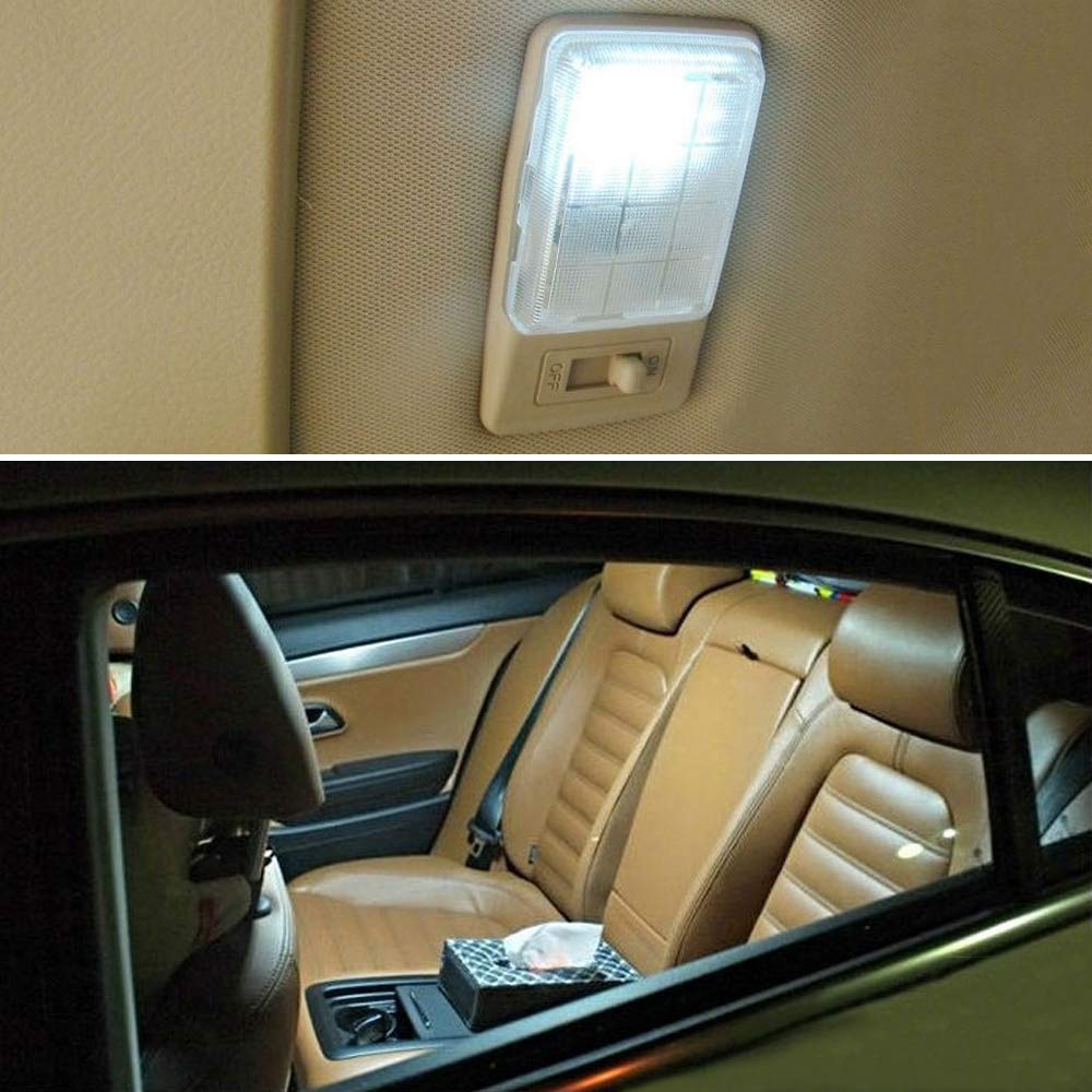 Lampadine LED Festoon 36mm 12V - 4 Pezzi 6000K Bianco Per Auto E Camper