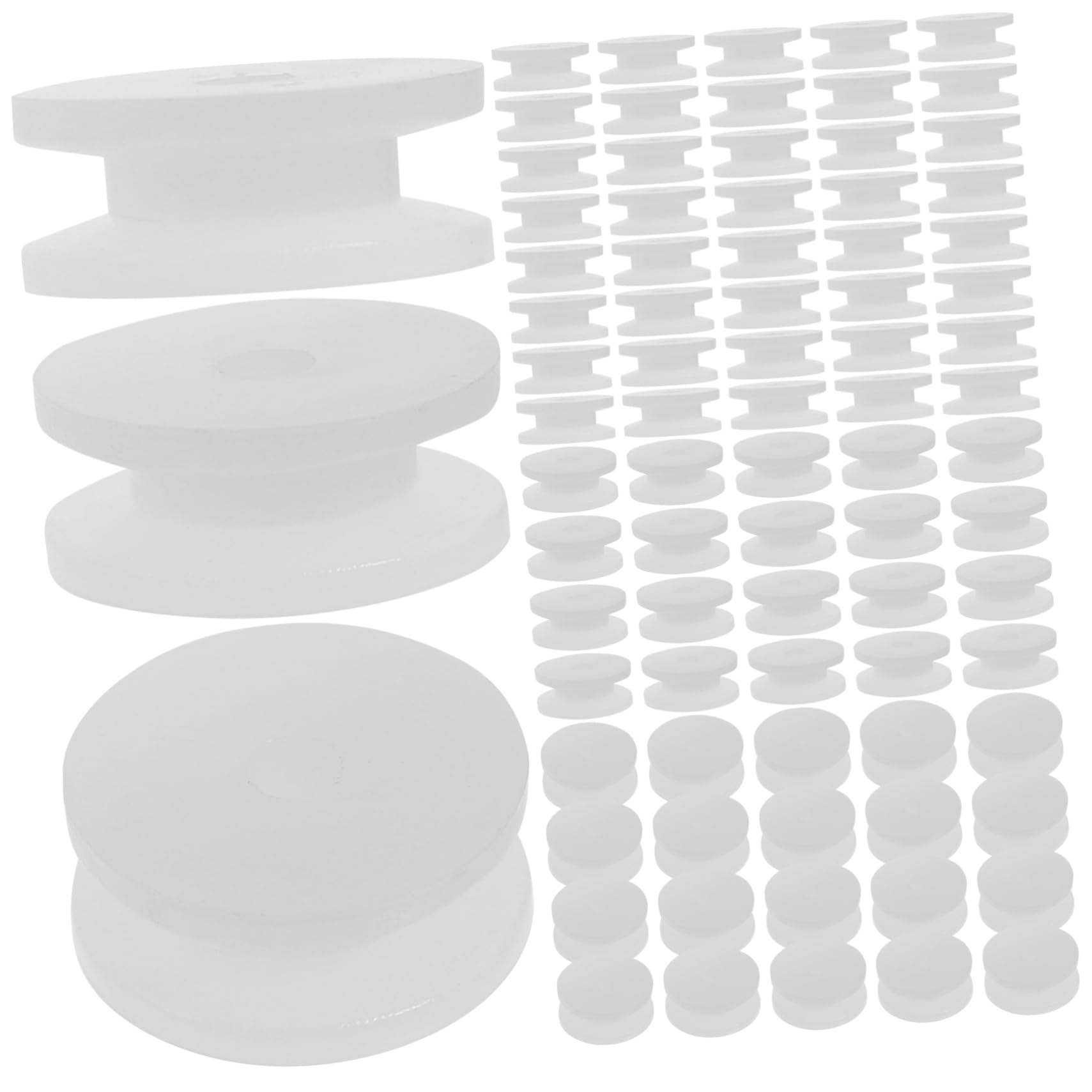 TOYANDONA Multipurpose Pulley Wheel Plastic Model Accessories Gear for Car Plane Toy