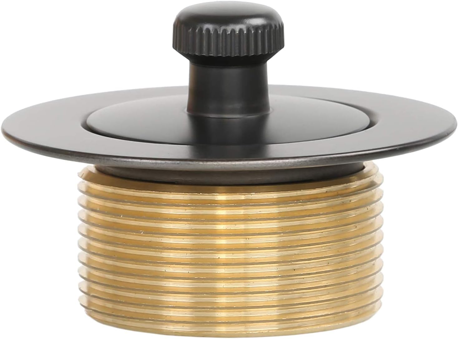 100% Brass Lift and Turn Bathtub Drain - Oil Rubbed Bronze Finish - Bathtub Conversion Kit - VHI - Handyman Designed & Quality Tested - Will Fit All Bathtub Drains - - 