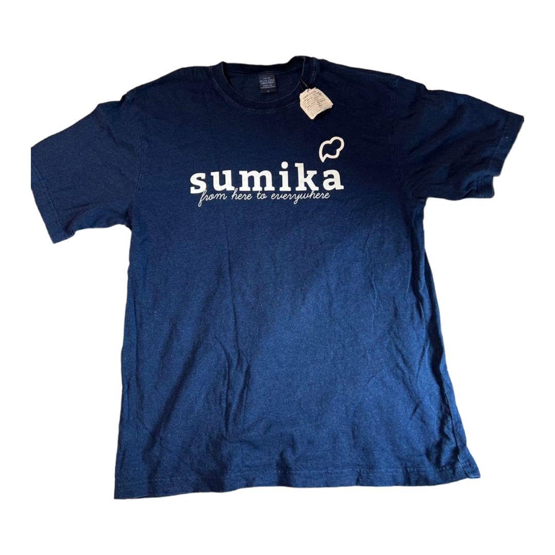 Amazon.co.jp: sumika インディゴ ロゴT スミカ バンドT 紺色 ネイビー