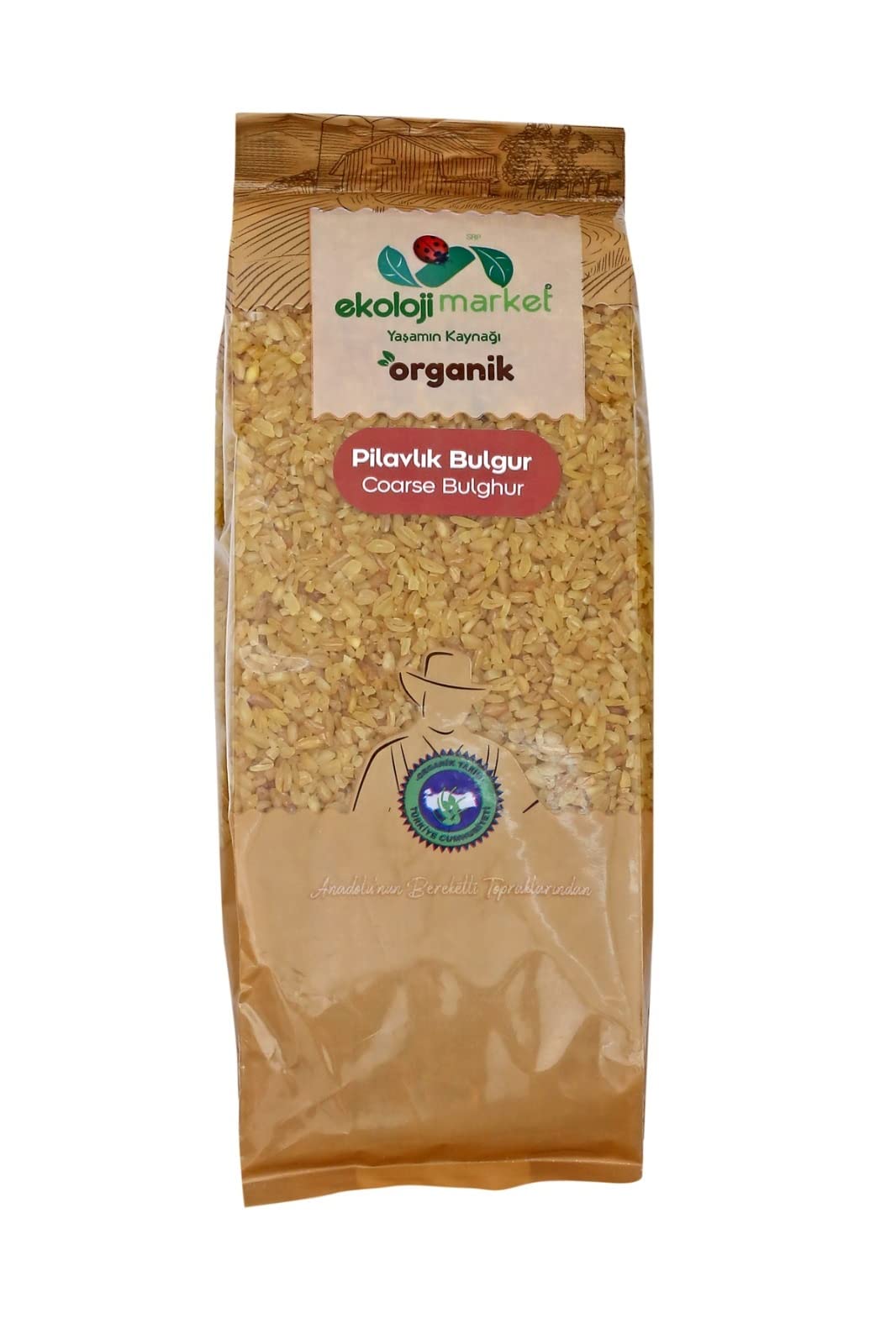 Ekoloji Market Organik Pilavlık Bulgur 750 Gr
