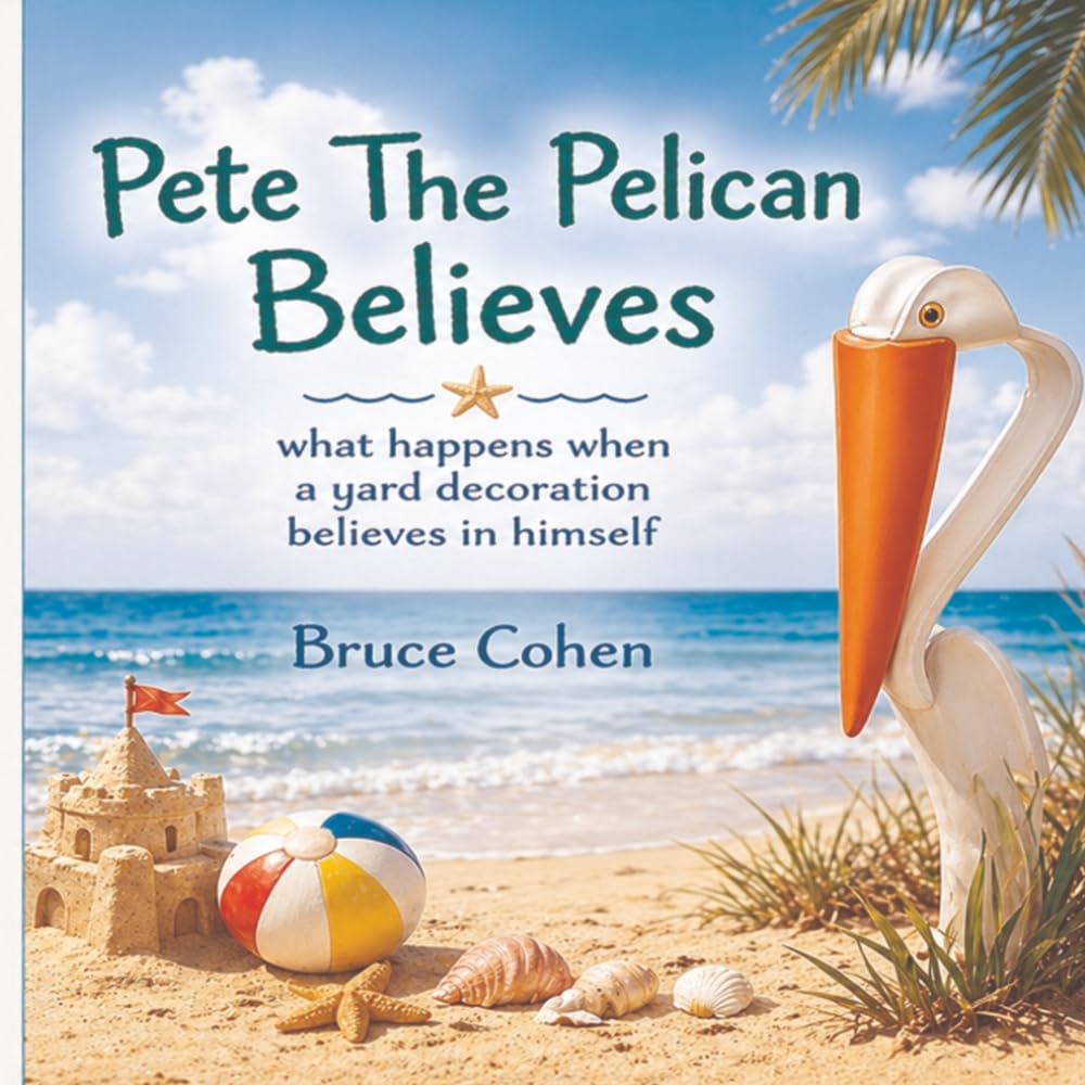 Pete The Pelican Believes: what happens when a yard decoration believes in himself