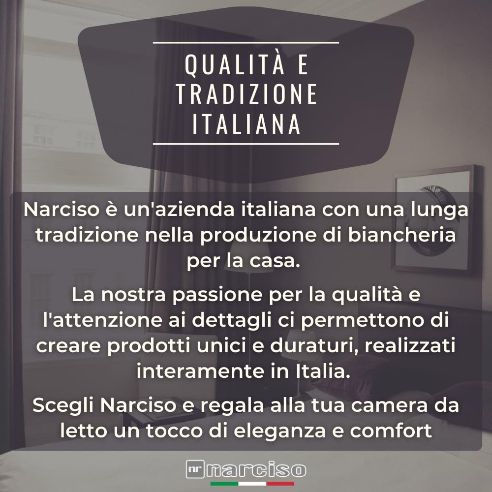 NARCISO Lenzuola Flanella Matrimoniale Made in Italy, Completo Lenzuola Matrimoniali in Cotone (1 Lenzuolo Sotto con Angoli 170x190cm, 1 Lenzuolo Sopra 240x280cm, 2 Federe Cuscini) Rose Sabbia