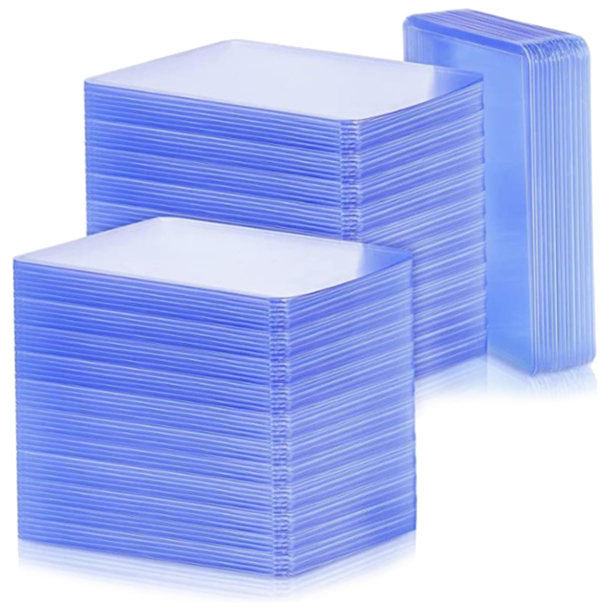 100 Stück Transparente Kartenhüllen Kratzfeste Schutzhüllen für Trading Cards Business Cards Sammelkarten Wasser Fettabweisend Geeignet für Spieler und Sammler