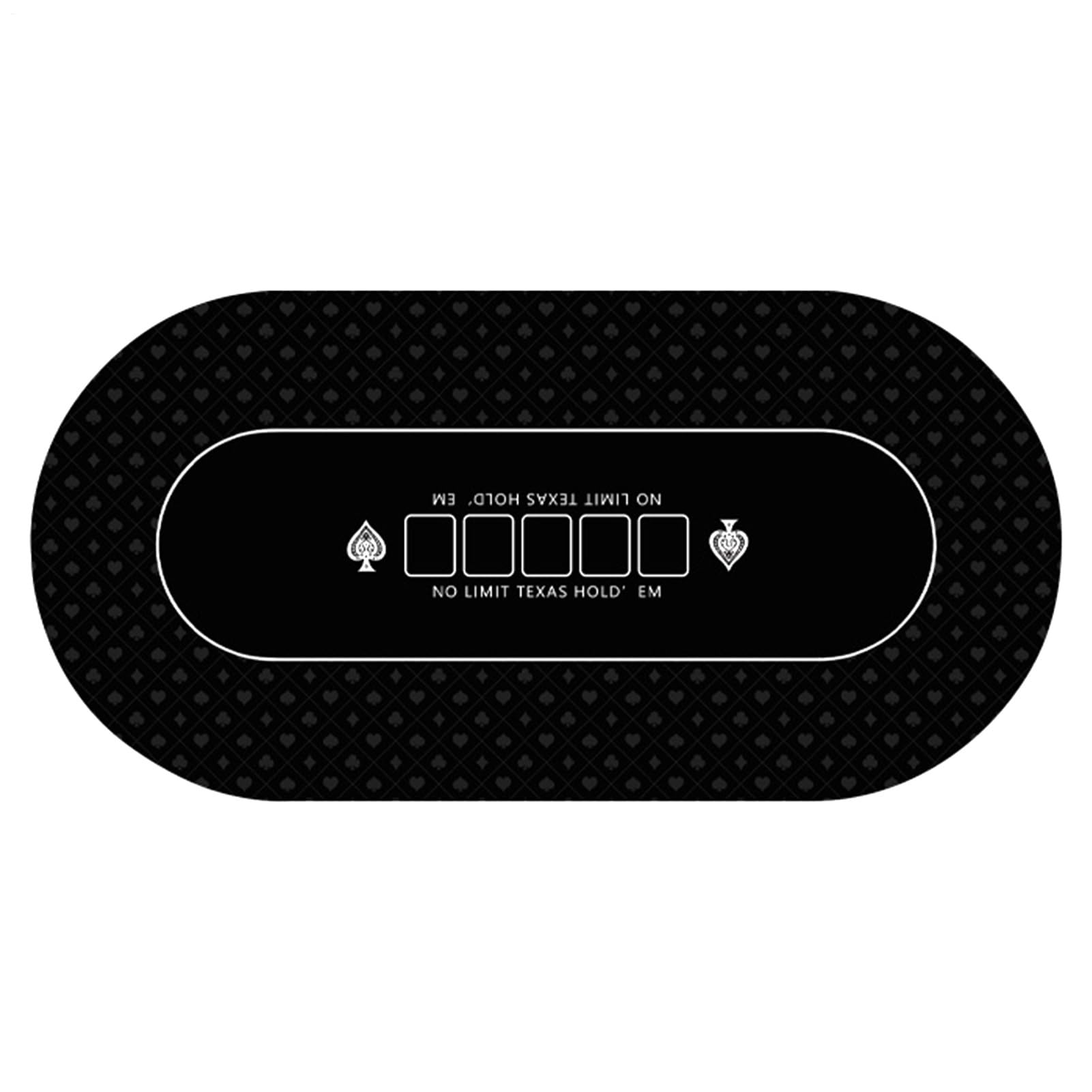 Générique Dessus de Tapis de Table de Poker – de Jeu de Cartes antidérapante 120 x 60 cm, Tapis de en Feutre Lisse, Couverture de Jeu de société de, Accessoire de Table pour soirée à thème