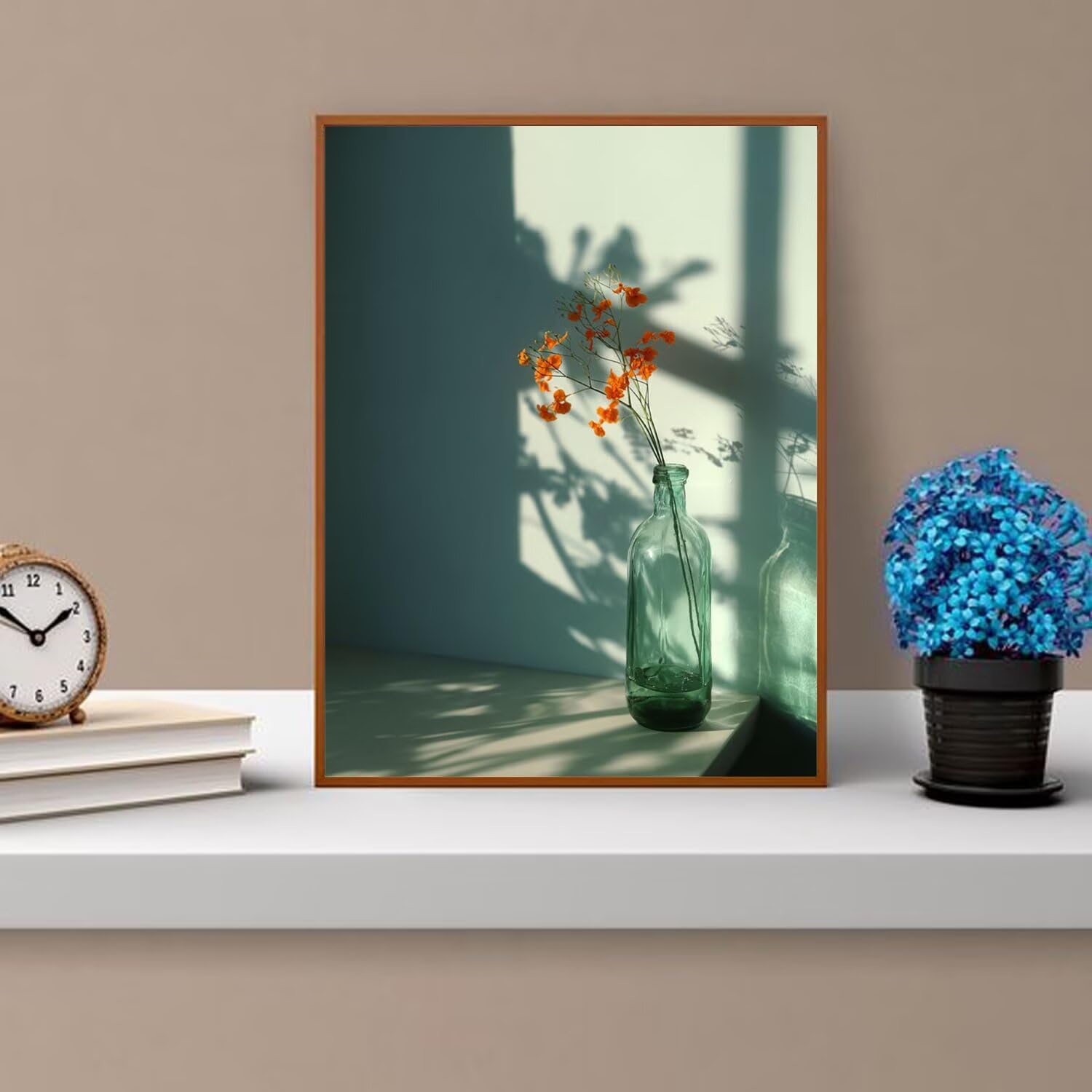 Dipingere con i Numeri Adulti Vaso, Fiori Dipingere con i Numeri Bambini DIY Kit, Set Premium con Pennelli, Decorazione Casa & Creativo Regalo di Compleanno, Attività di Tempo libero 70x95cm z-184