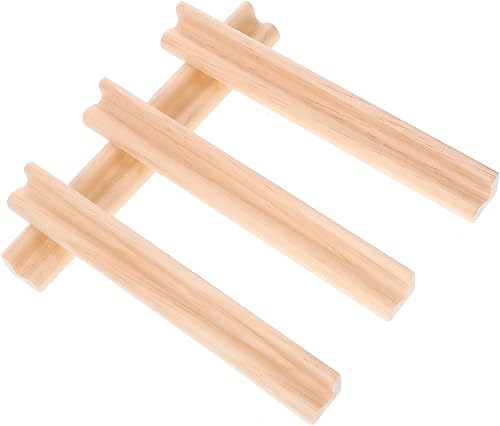 Miniatura 9 de 4 bandejas de dominó de madera y bases del alfabeto, soportes de madera para tarjetas de juego y exhibición de letras