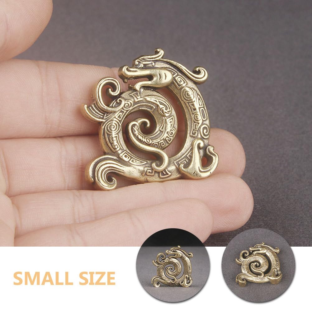 BESPORTBLE 2 Pcs Dragon Statue Dragon Chinese Zodiac Figurines - Image 2