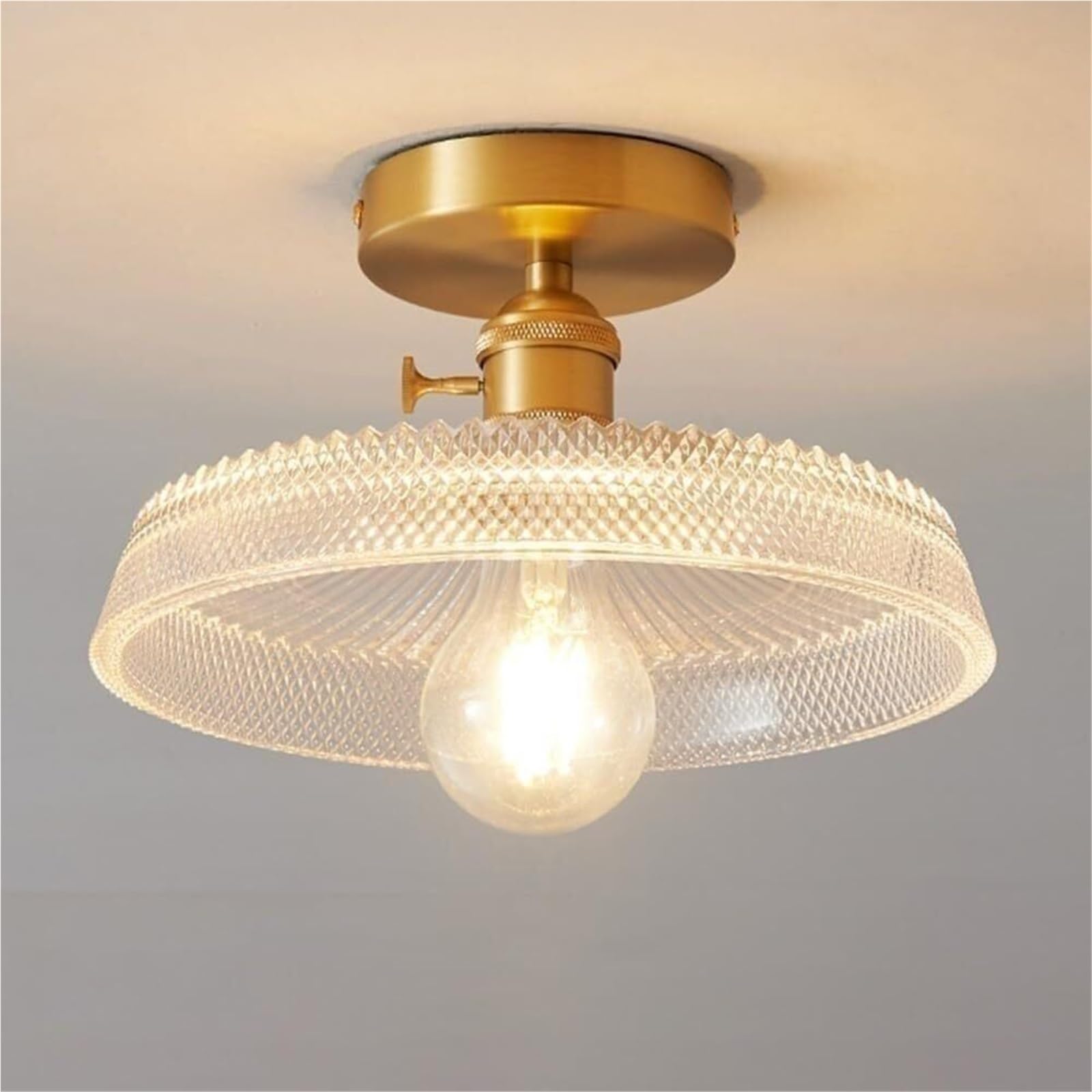 Lampe en verre design pour entrée accueillante et salon chaleureux
