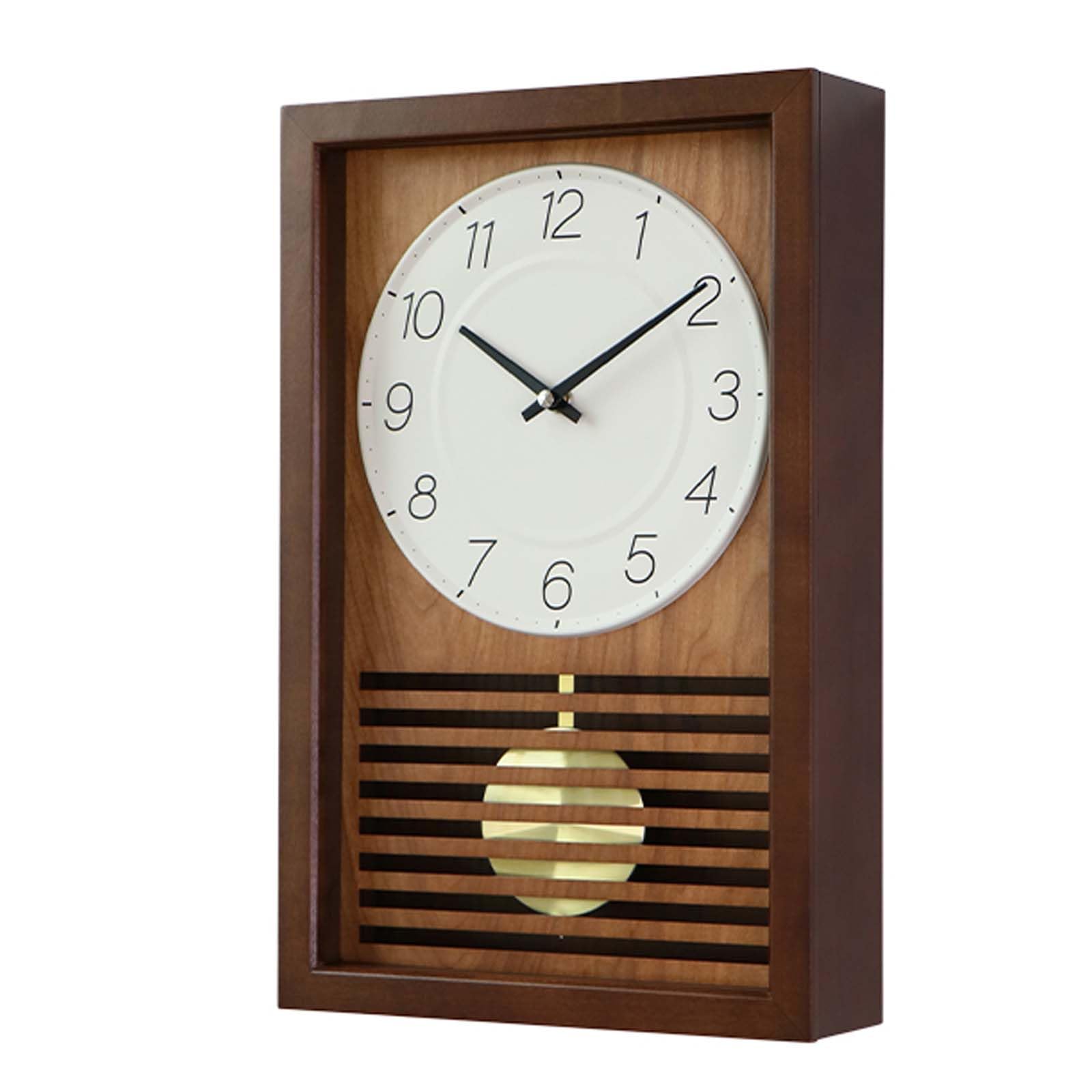 Reloj Moderno Silencioso A Pilas, Estilo Retro, Diseño Rectangular, Fácil De Leer, Ideal para La Decoración De La Sala De Estar, El Dormitorio, El Hogar Y La Cocina.