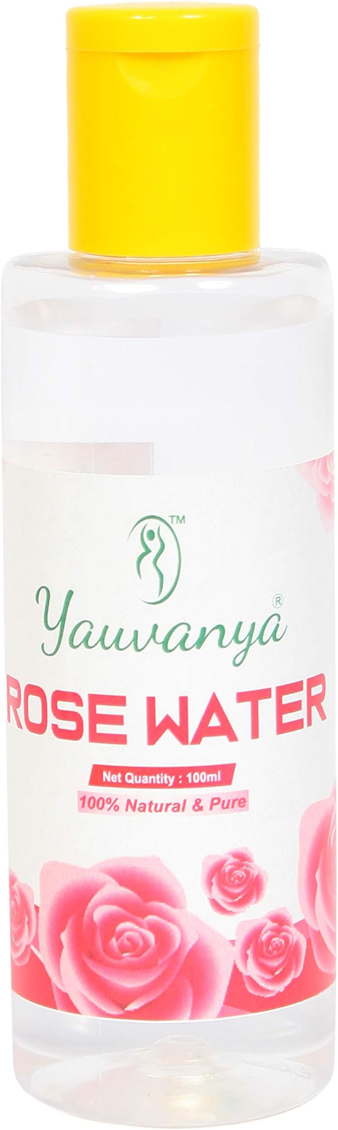 Yauvanya Rose Water - 100ml Pure, Natural Skin Rejuvenating Toner for Softening and Refreshing Skin