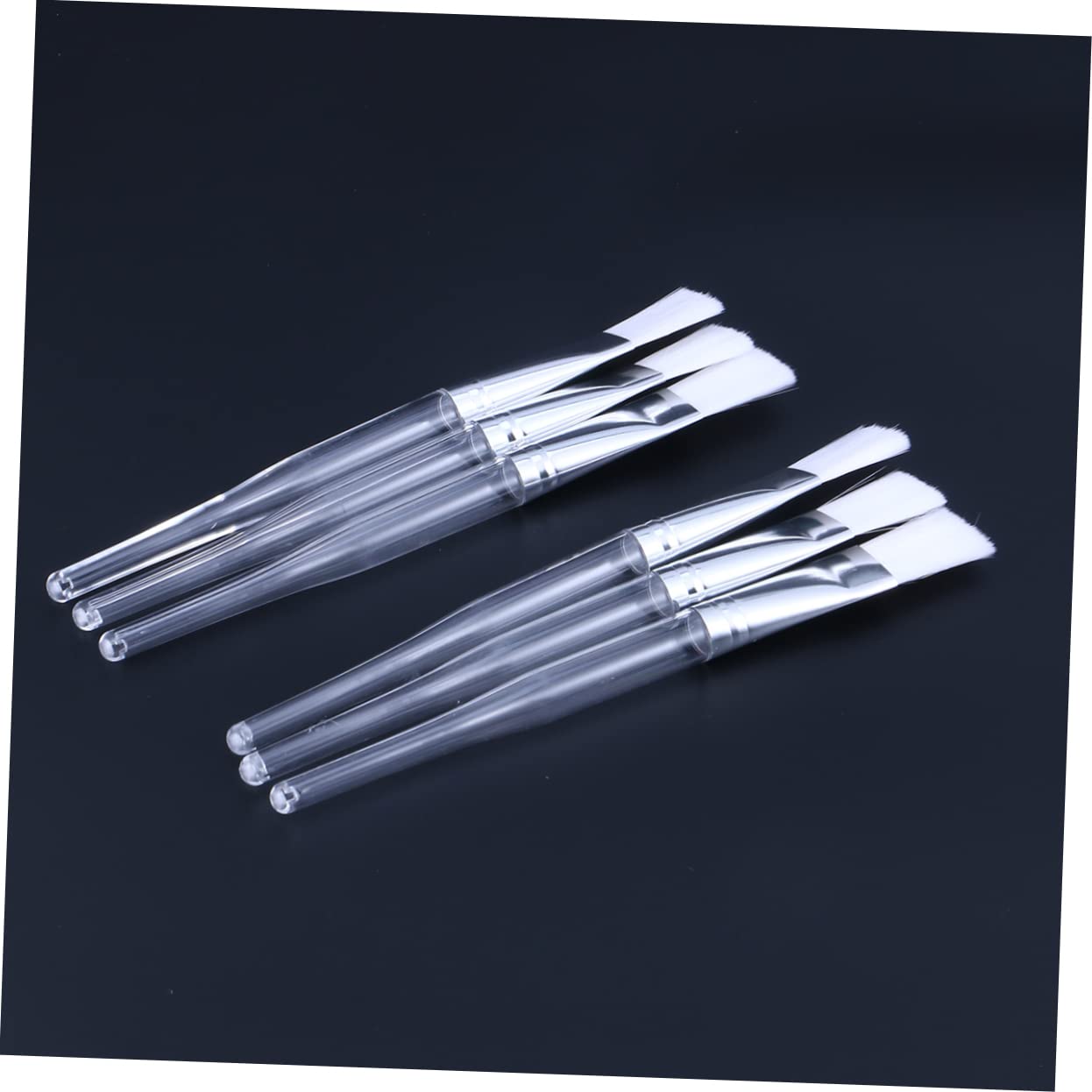 DOITOOL 192stücke Transparente Kristall-rod Gesichtsmaske Pinsel Für Diy Maskenanwendung Weiche Langlebige Anwendung Für Serum Peeling Und Hautpflegeprodukte