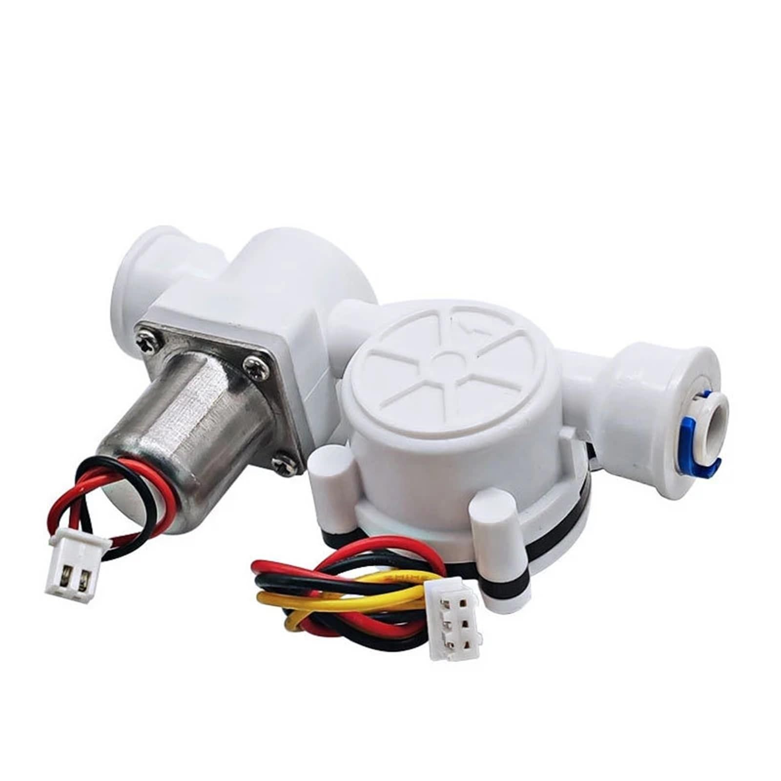 Capteur de débit d'eau 1/4 avec électrovanne impulsion DC 1.8V 5V