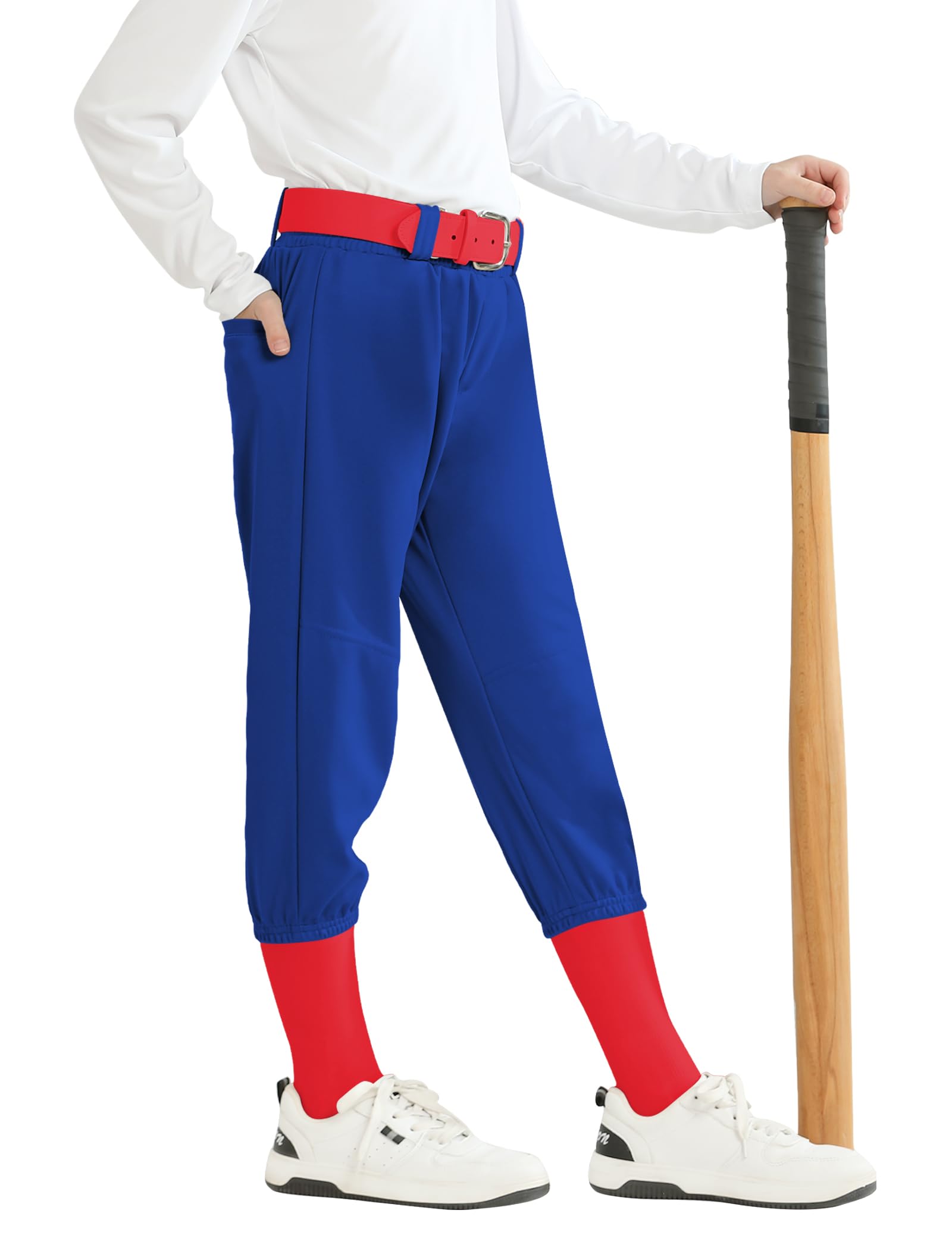 QBK 2T/3T/4T/5T to Youth Toddler Boys Knicker Baseball Pants Girl Softball Pants Kids Tee Ball Pants