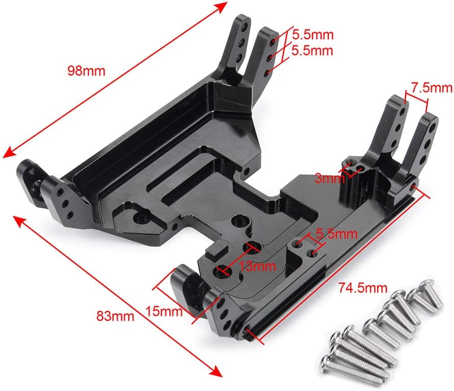 Aluminum Skid Plate for 1/10 RC Crawler Car Axial SCX10 AXI03004 Capra