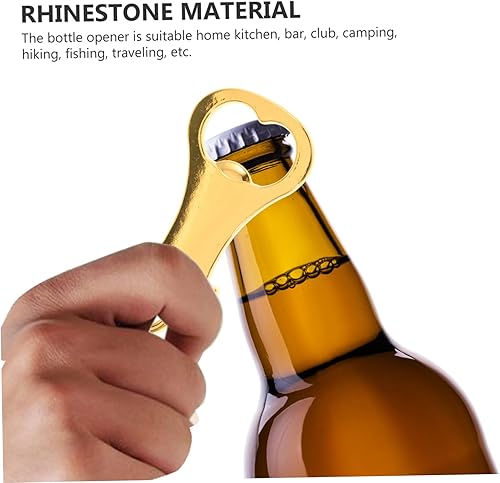 Miniatura 5 de Luxshiny 15 herramienta de decoración retro, abrebotellas de vino, suministros de fiesta, decoración dorada, abrelatas de botellas de cerveza,