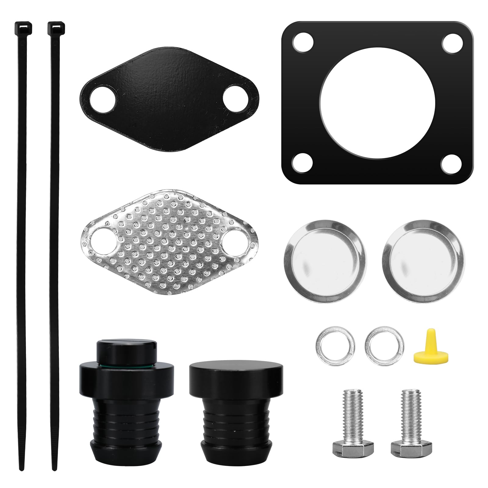 Kit de Suppression Vanne EGR Compatible avec BMW 1er E87 3er E90 E91 E92 E93 5er E60 E61 7er E65 E66 X3 E83 X5 E53 E70 X6 E71 avec Moteurs 2.0 2.5 3.0 M47N2 M57N2 11717792077