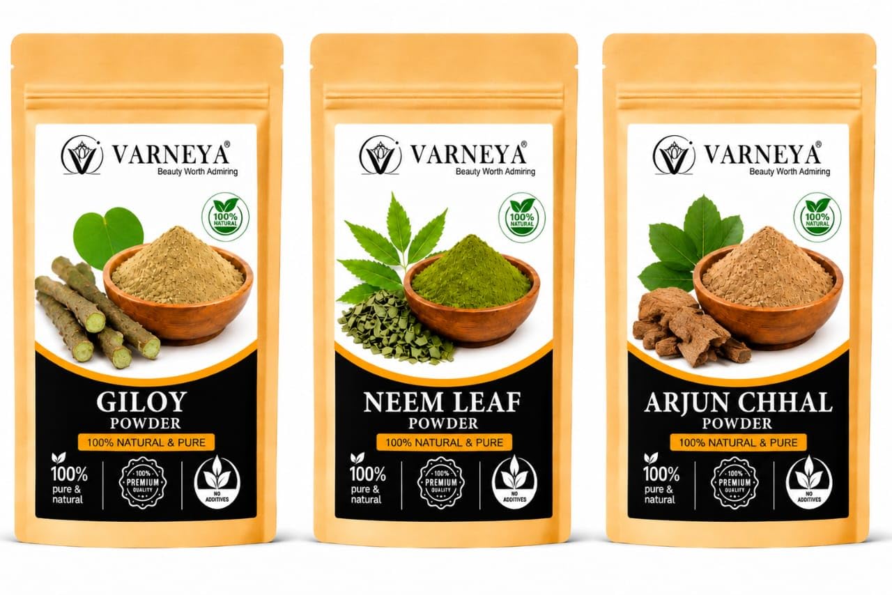 Premium Ayurvedic Combo Pack | Giloy Sticks, Neem Leaves & Arjun Chhal | Raw Natural Herbs for Daily Use-image-7