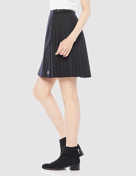 ■FRED PERRY■ Womens Pleated Tennis Dress Black AFPF2519166 Tipped Piqué T-Shirt Dress - Black | Women's Dresses | Polo
