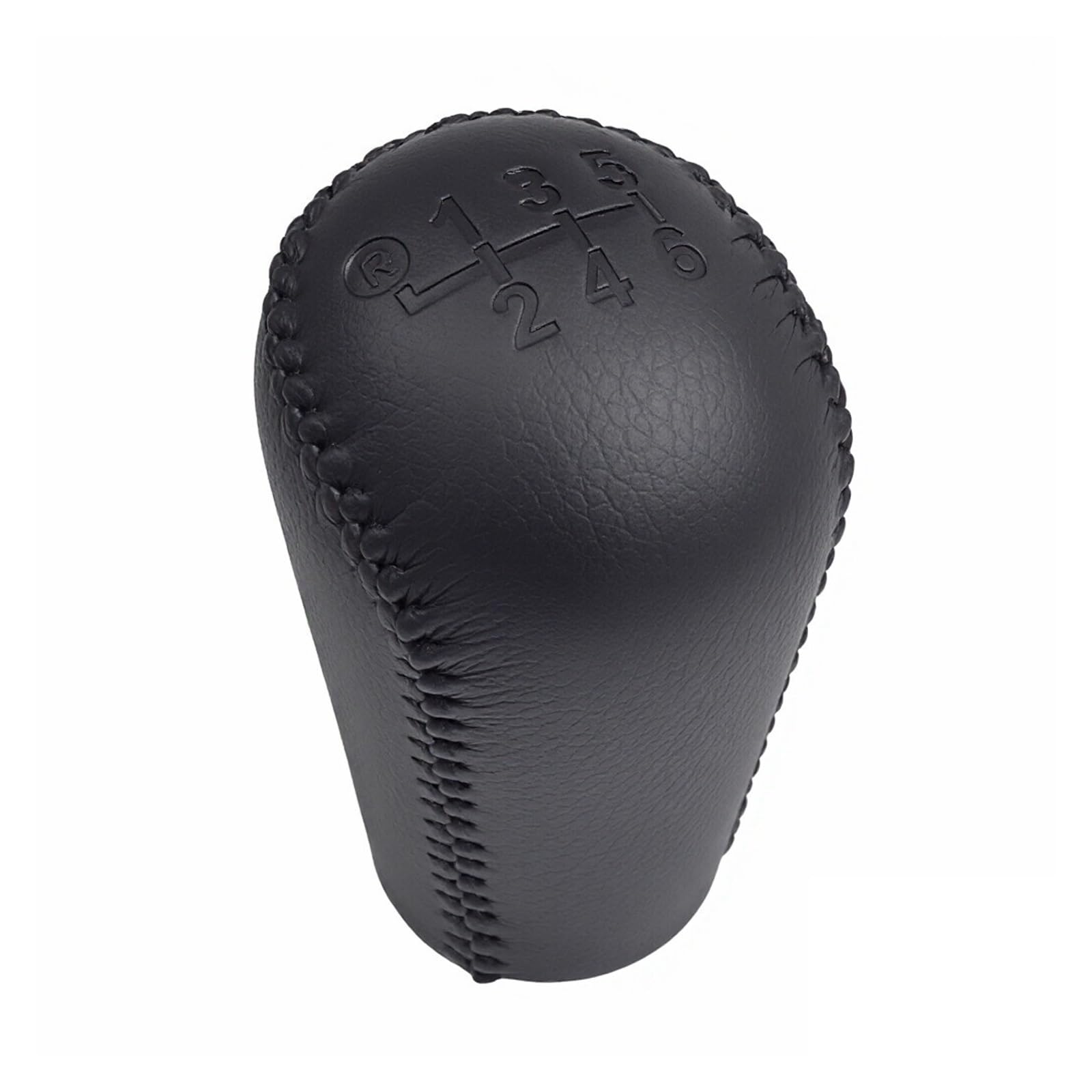 Bxbdekqgl 6 Speed Gear Shift Knob For Toyota For Hilux For Mk6 Mk7 For Sr5 For Vigo For Revo Pickup 2004-2018 For Fortuner Suv 2005-2018 5 Gear Shift Knob Black Pu Leather Abs