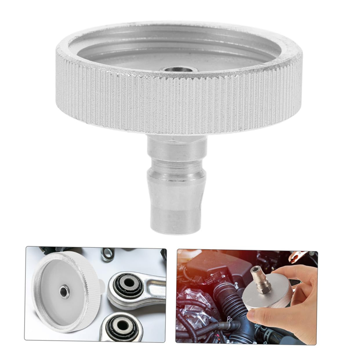 Kit Spurgo Freni a Vuoto 2 Pezzi Attrezzatura per Cambio Liquido Freni Accessori per Manutenzione Impianto Frenante Auto Compatibile Vari Modelli Auto