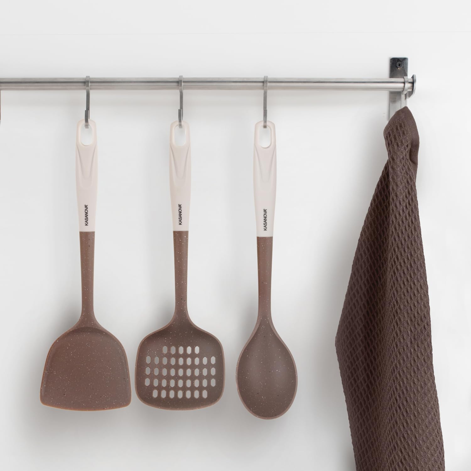 KASANOVA Paletta in nylon 35 cm marrone marrone Utensili e accessori
