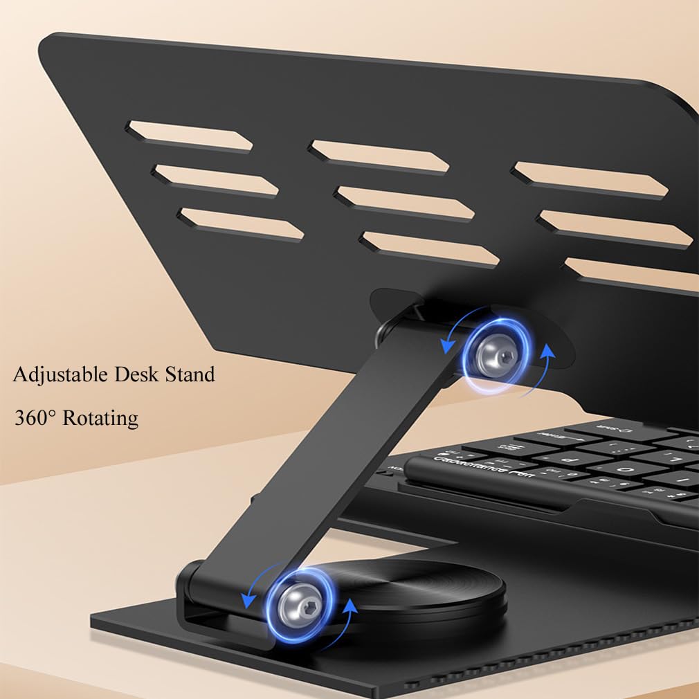 Galaxy Z Fold 6 klawiatura i stojak z myszką kompatybilna z Samsung Galaxy Z Fold 6 5G zestaw klawiatury i myszy Bluetooth z długopisem + stojak na biurko na telefon (czarny)