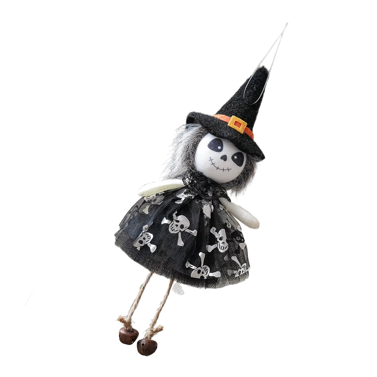 Yhplxyuus Halloweens Cloth Hanging Decoration Scary Eerie Witch Cats Pumpkin Phantoms Ornament for Party Home Garden Decoration Black Cats Witch Pumpkin Phantoms Decorations