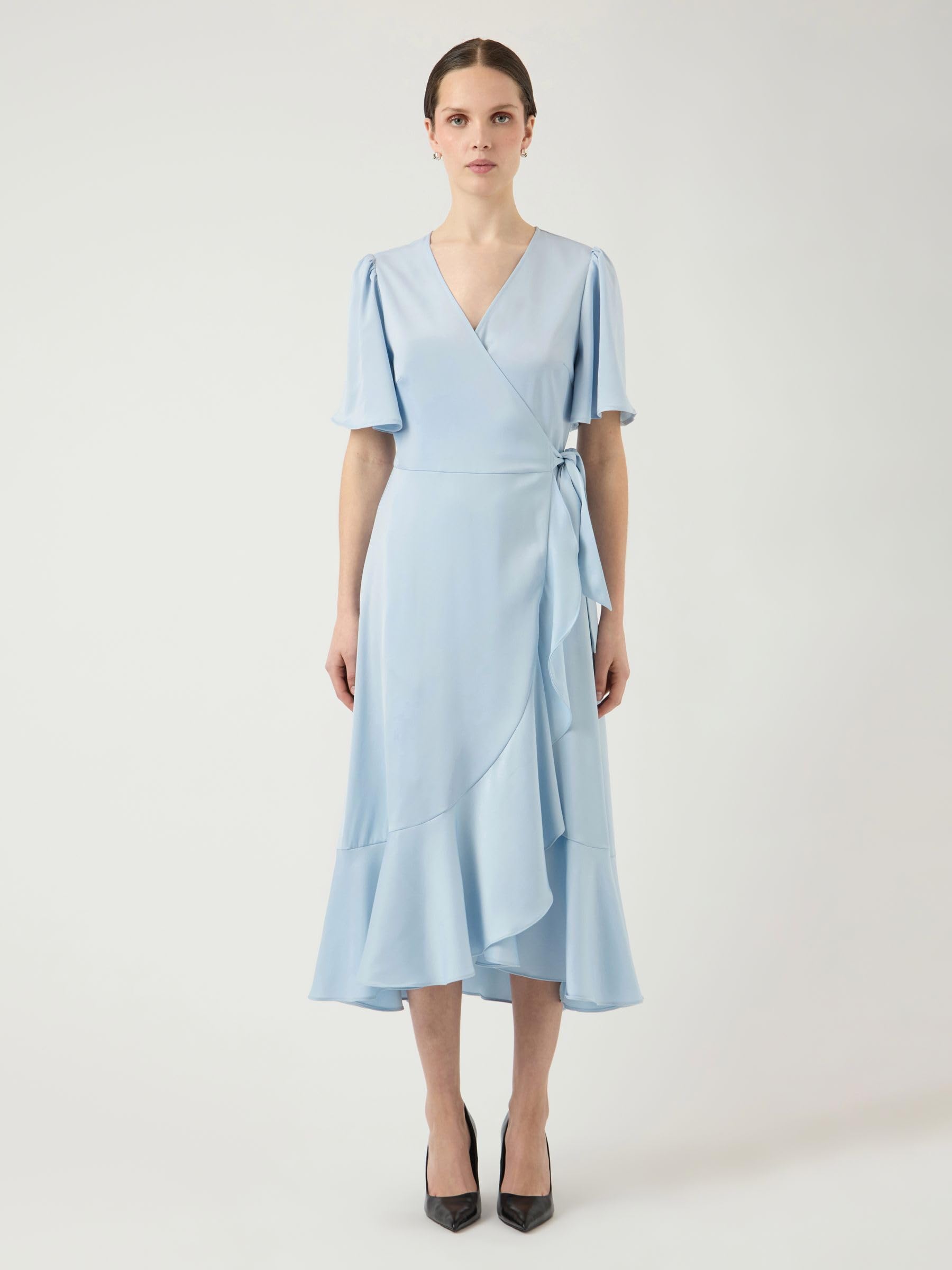 YAS Yasthea 2/4 Midi Wrap Dress S. Noos Donna