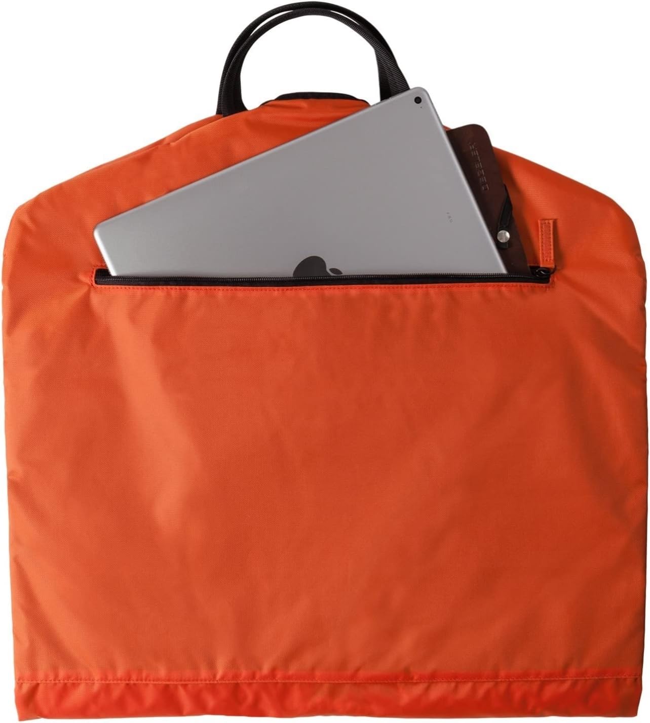 SkyHanger - Kleidersack mit einzigartigem Titan-Kleiderbügel für Damen & Herren - durchdachte Anzugtasche für knitterfreies Reisen - leichtes & wasserabweisendes Nylon - orange