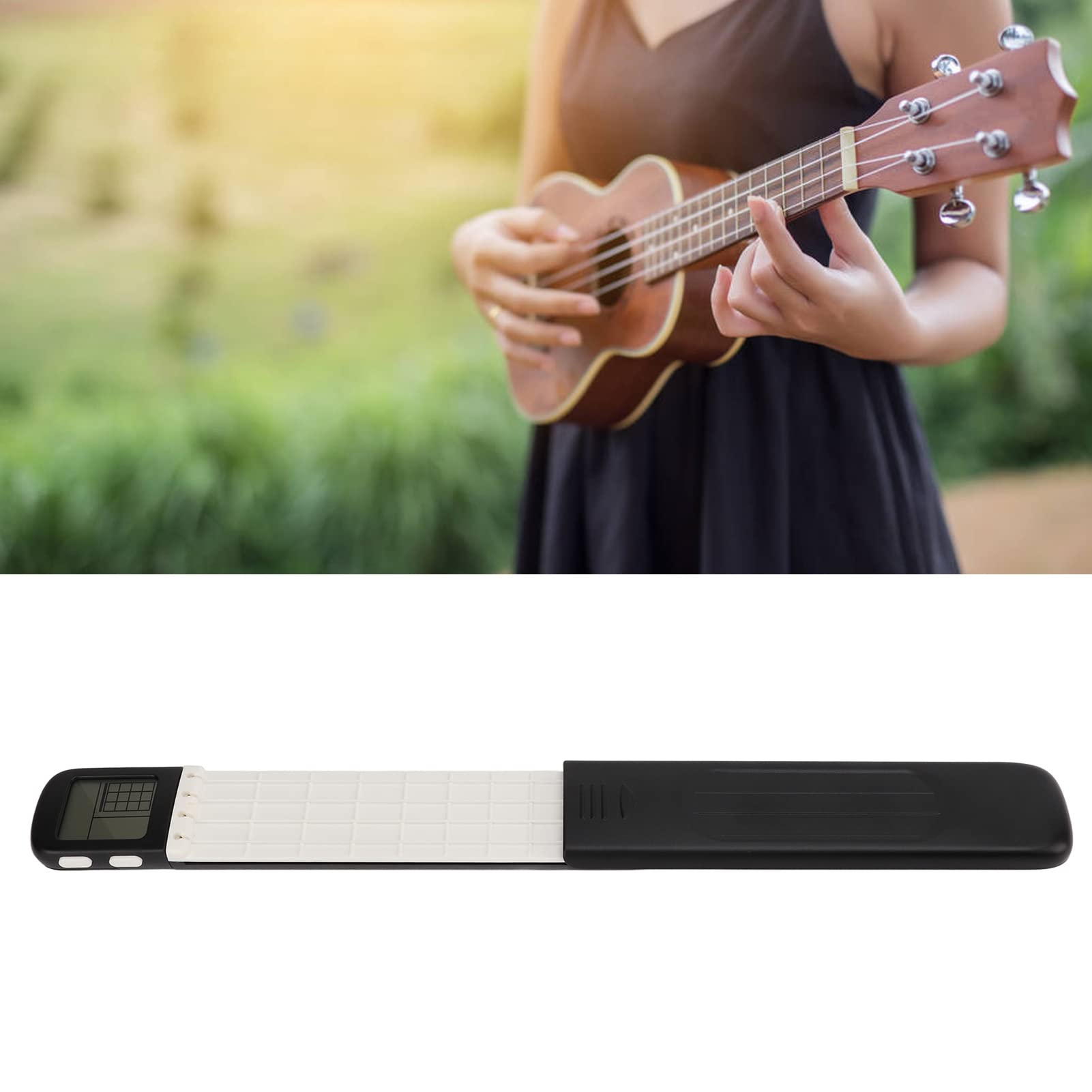 Entraîneur D'accords Pour Ukulélé/guitare – Réduit La Douleur Des Doigts, Portable, Matériau ABS