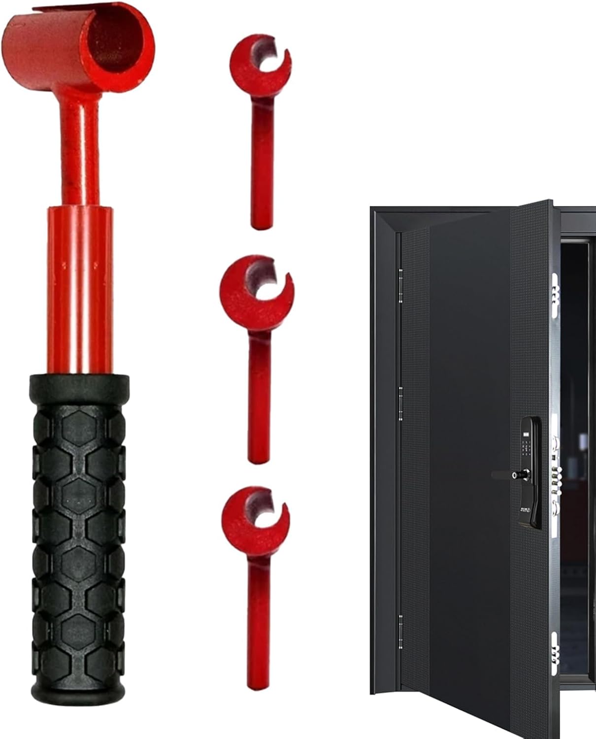 ドアヒンジ調整工具 | マルチサイズヒンジ調整工具 | 精密ドア隙間調整手動修理レンチ 重厚仕様 | ホームインプルーブメントキャビ