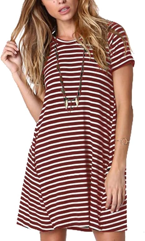 Womens casual t shirt dress Clearance