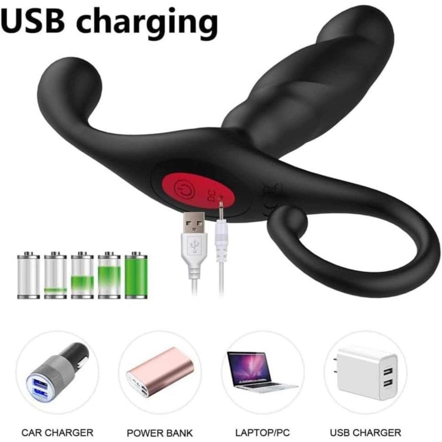 Un massaggiatore in silicone di alta qualità dotato di 10 potenti modalità di massaggio, ricarica USB e design lavabile.