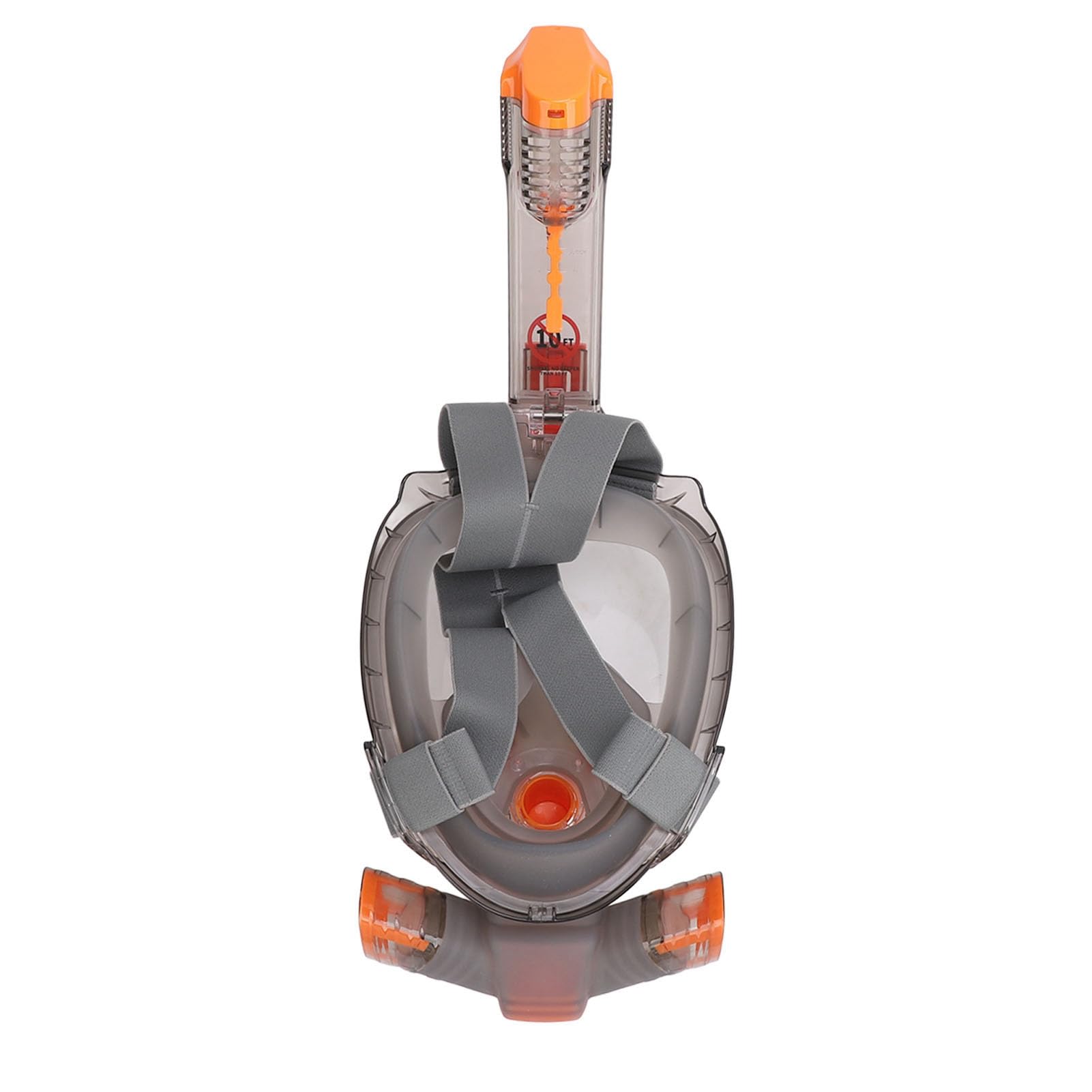 Generic Gafas Panorámicas de Snorkel con Tecnología Antivaho para Exploración Subacuática Naranja Gris