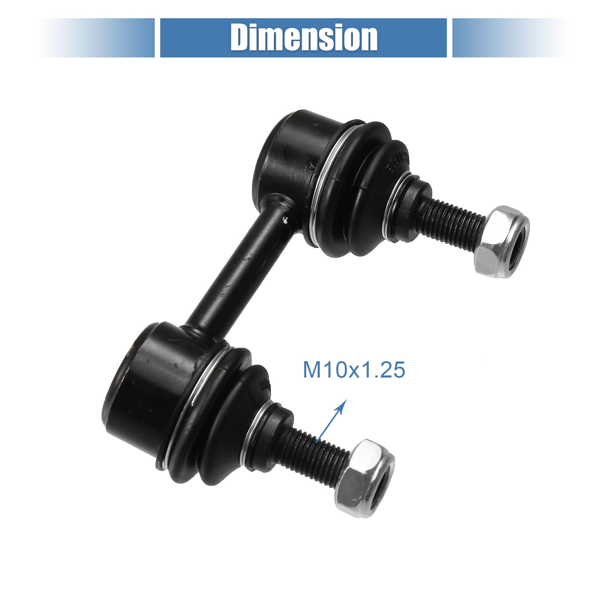 Amazon.com: X AUTOHAUX 2pcs Rear Sway Bar Links K750662 K750663
