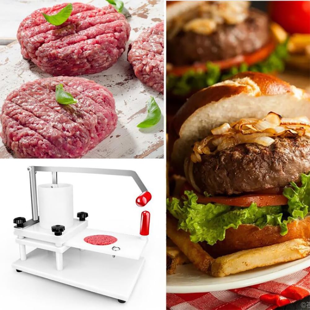 Presse à hamburger commerciale, machine manuelle de moule à hamburger, machine à hamburger en polyéthylène, utilisée pour la fabrication de hamburgers, restauration rapide, restaurants occidentaux