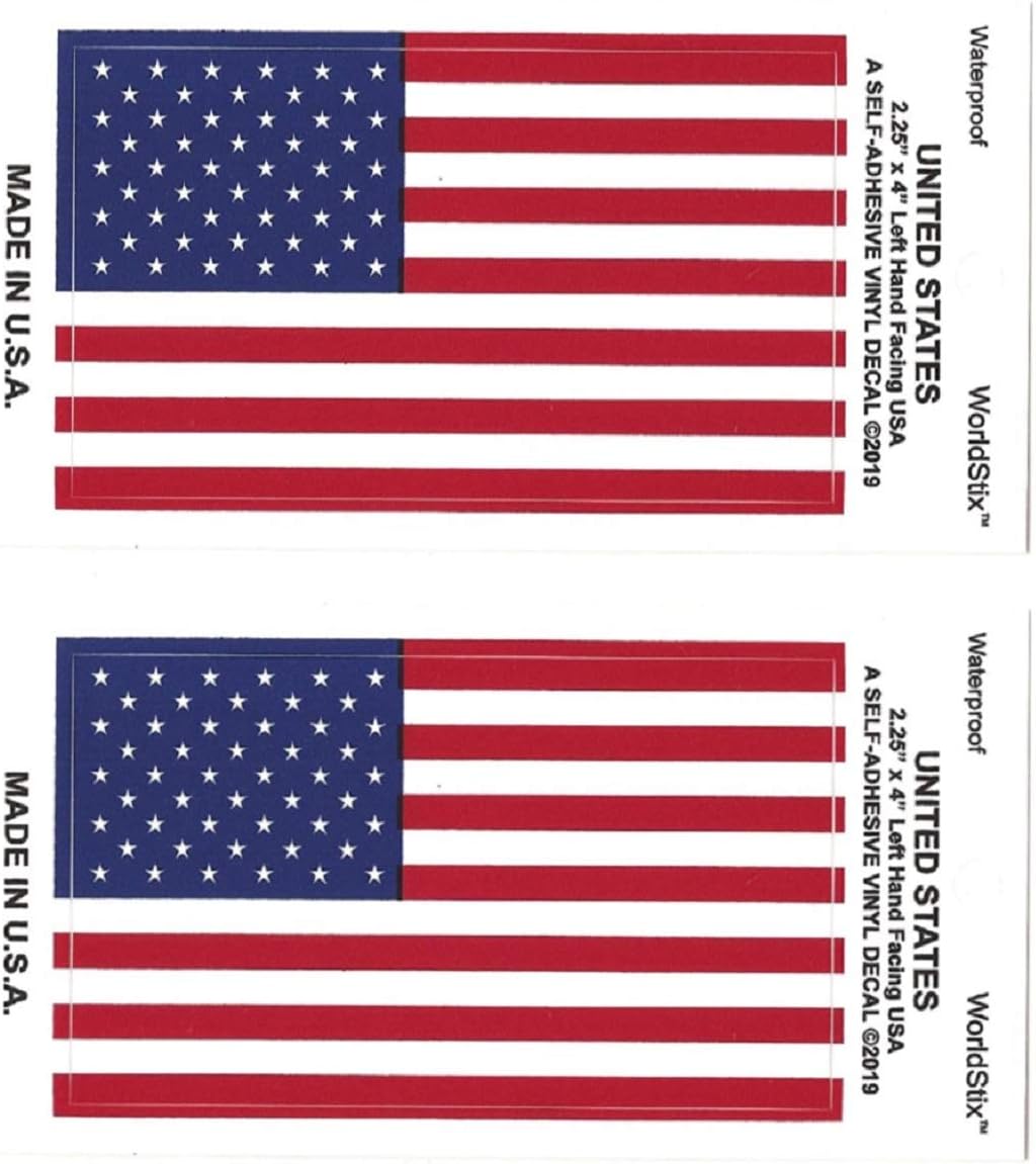 Made in USA Outdoor Nylon 2x3 Foot American Flag With 4' Deluxe Aluminum Tangle Free Flagpole, 2 Different Flag and Flagpole Set Sizes (MEDIUM - 4 ft. Pole, 2x3 Ft Flag)