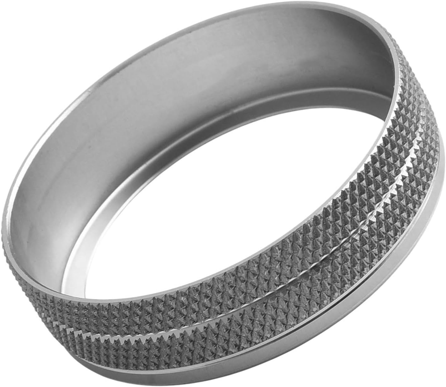 Aluminium Alloy AC Knob Ring XC60 (2011–2014), V40 (2013–2014) & S80 (2012–2014) – Sleek Silver Trim Replacement, Clip- Fit, Heat Control Enhancement