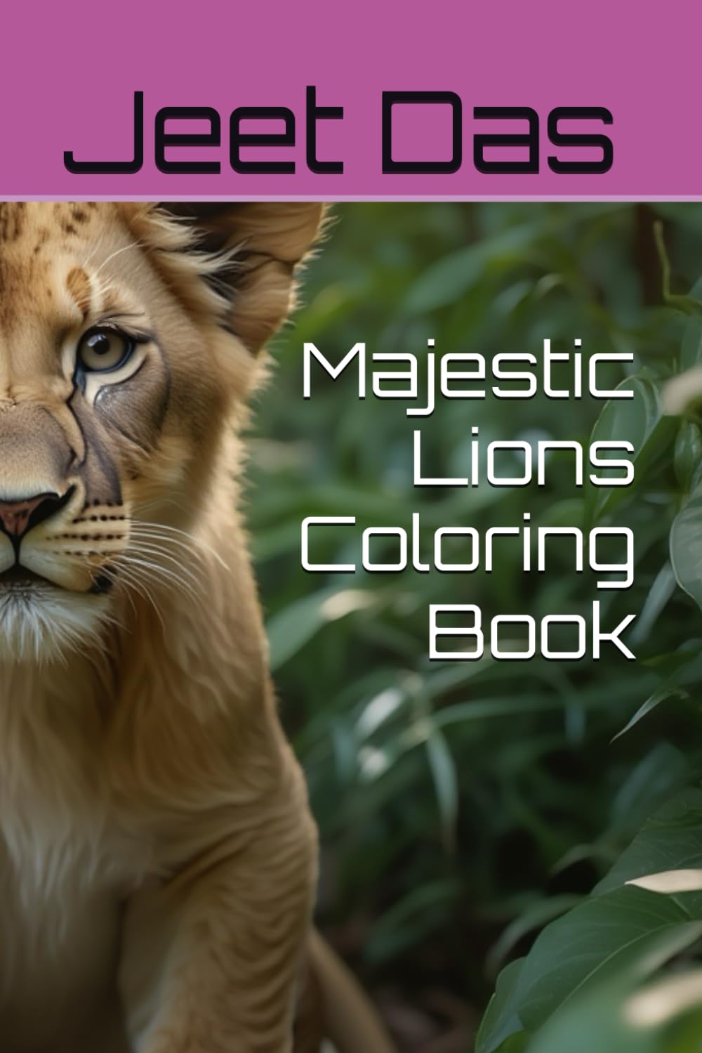Majestic Lions Coloring Book