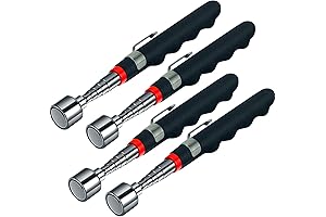 4-Piece Heavy-Duty Telescoping Magnet Stick