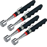 20lbs Heavy Magnetic Pick-up Tool Telescoping Magnet on a Stick for Small Metal Tools,extendable Magnet Pickup Tool Extends Magnet Wand from 7 to 31in,Useful for Hard-to-Reach Picking Tool(4PCS)
