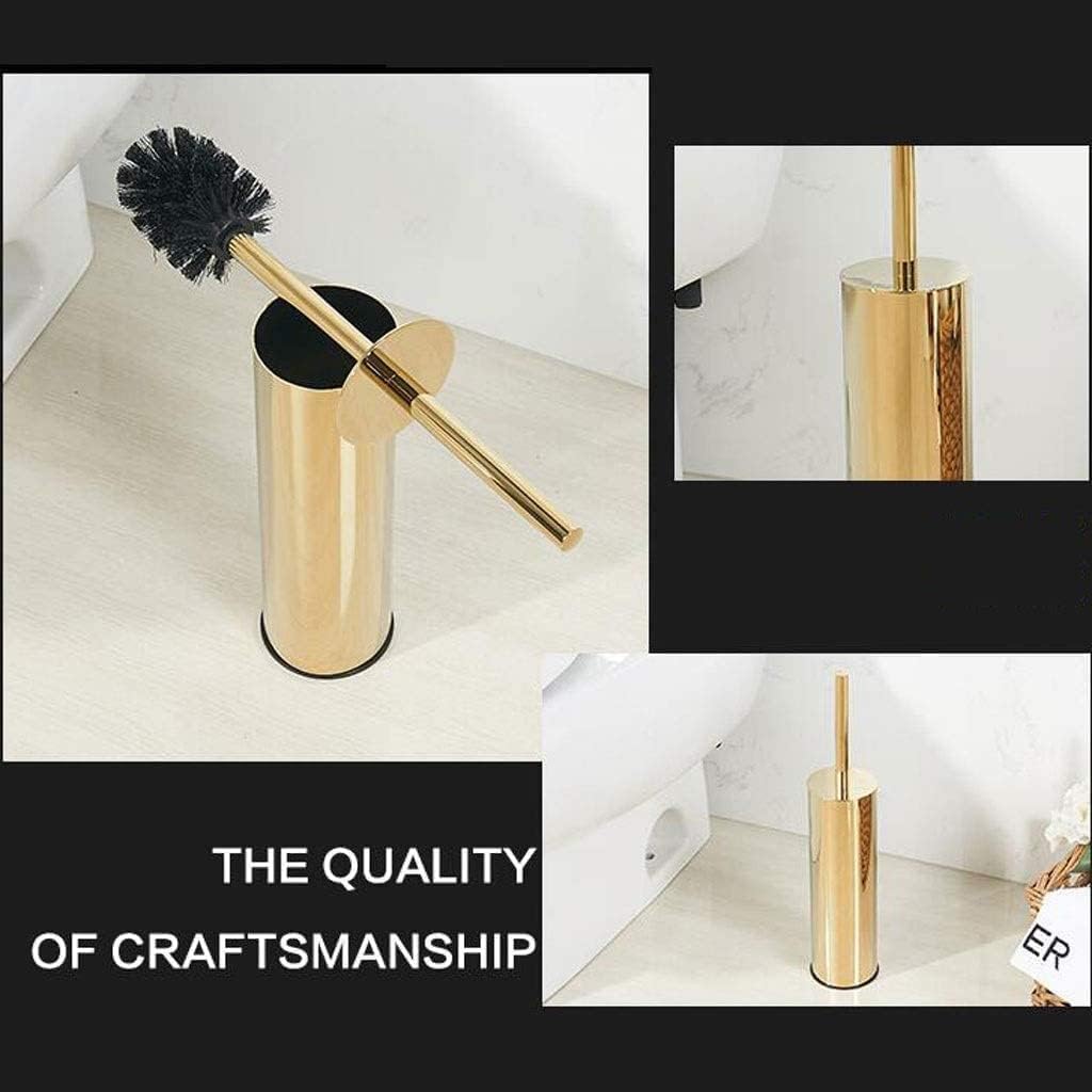 Plastic Toilet Brush，Toilet Bowl Scrubber,Bathroom Round Toilet Brush and Holder Stainless Steel Toilet Brush Holder Bathroom Cleaning Tool Holder w/Toilet Brush Toilet Bowl Scrubber,