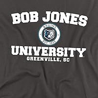 Vista 2 de Bob Jones University Official Circle Logo Unisex Adult T Shirt