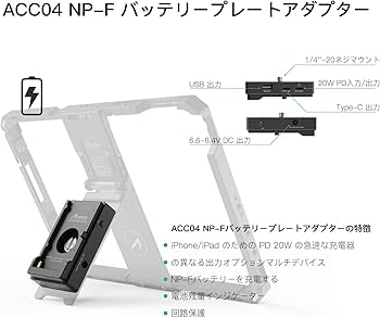 Amazon.co.jp: Accsoon PowerCage Pro II iPad Pro 3,4,5,6代/M4・Air